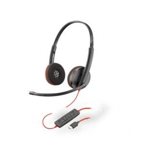 Poly Blackwire 3220 Wired Headset USB-A Stereo Noise Cancelling