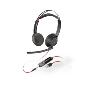 Poly Blackwire 3325 USB-A Wired Headset Stereo Noise Cancelling Mic