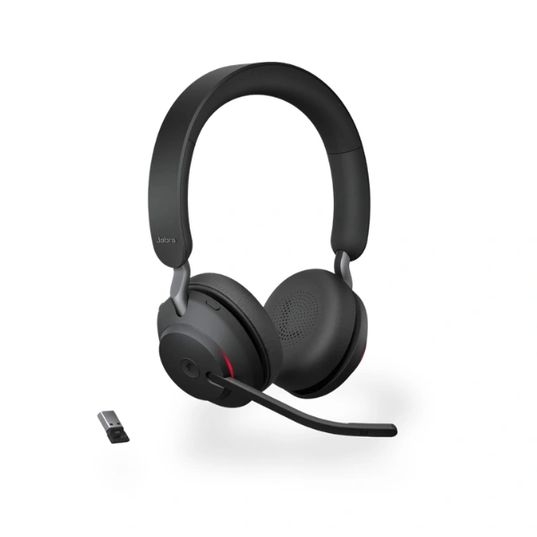 Jabra Evolve2 65 MS USB-A Wireless Headset Bluetooth Noise Cancelling