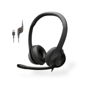 Logitech H390 USB Headset Stereo Noise Cancelling Mic