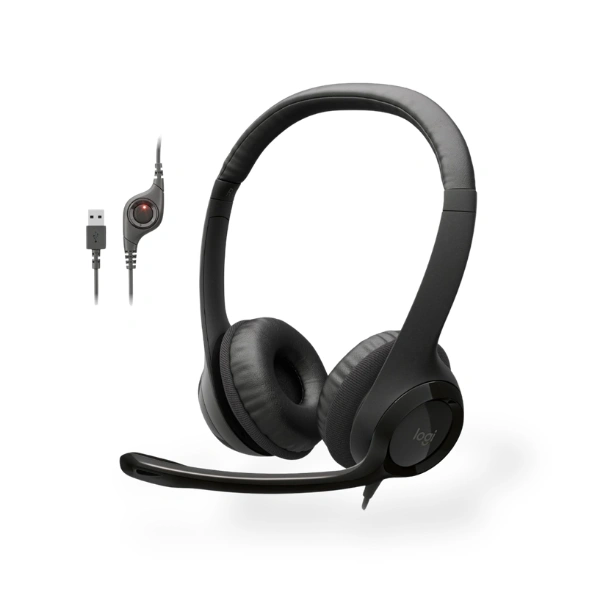 Logitech H390 USB Headset Stereo Noise Cancelling Mic - Image 2