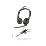 Poly Blackwire 5220 USB-A Wired Headset Stereo 3.5mm Jack, USB-A, 3.5mm, Stereo, Contact Center